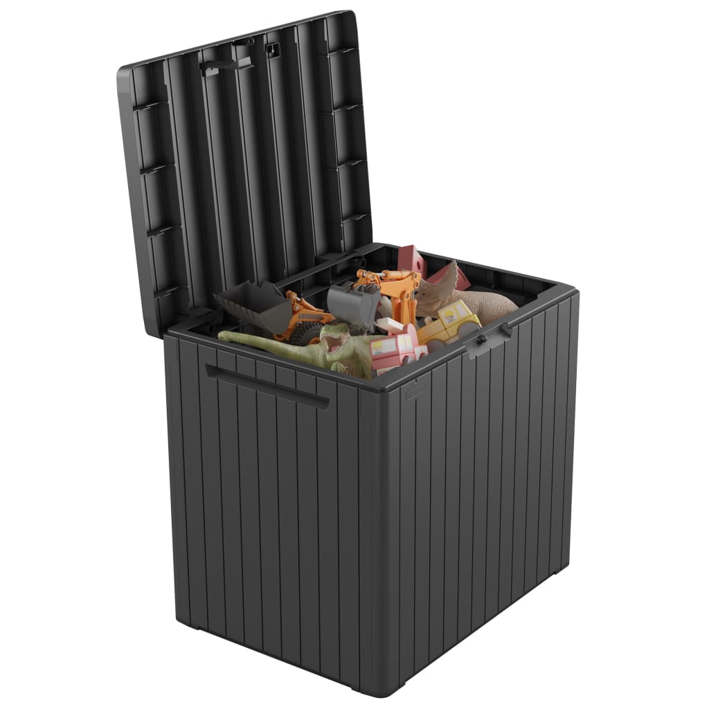 Keter Boîte de rangement de jardin City 113 L Coffres de jardin Keter   