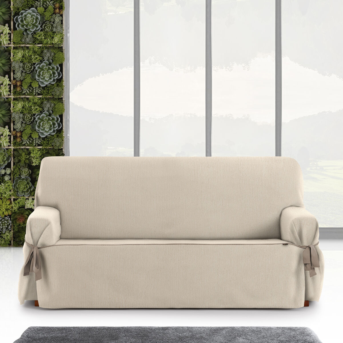 Copertina di divano bianco Eysa Mid White 100 x 110 x 180 cm