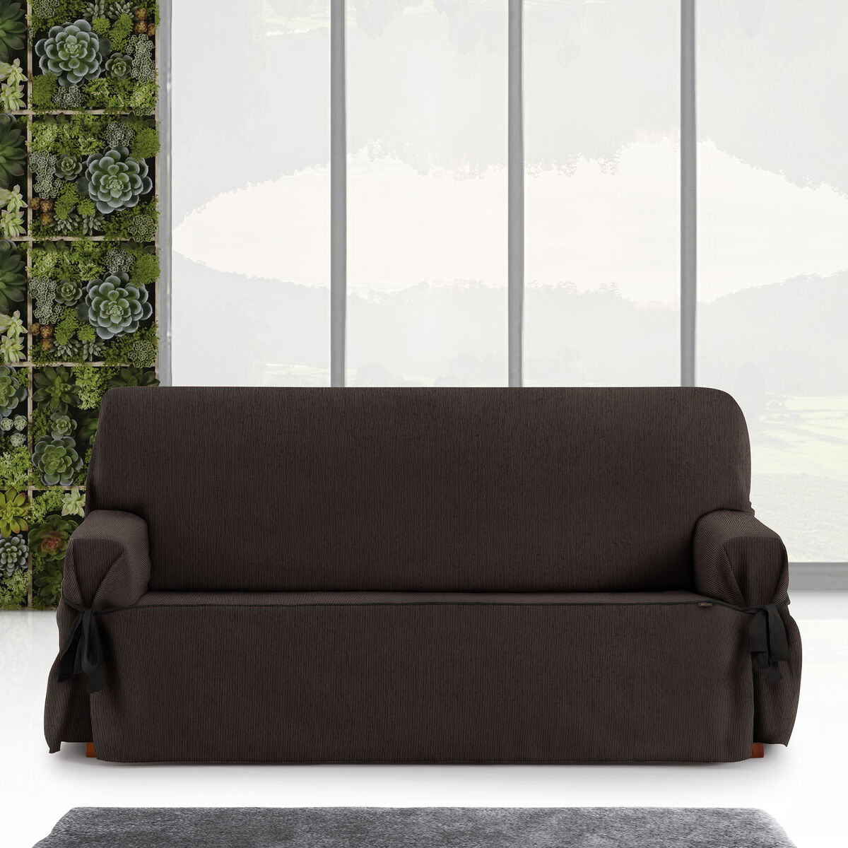 Sofa Cover Eysa MID Brown 100 x 110 x 180 cm