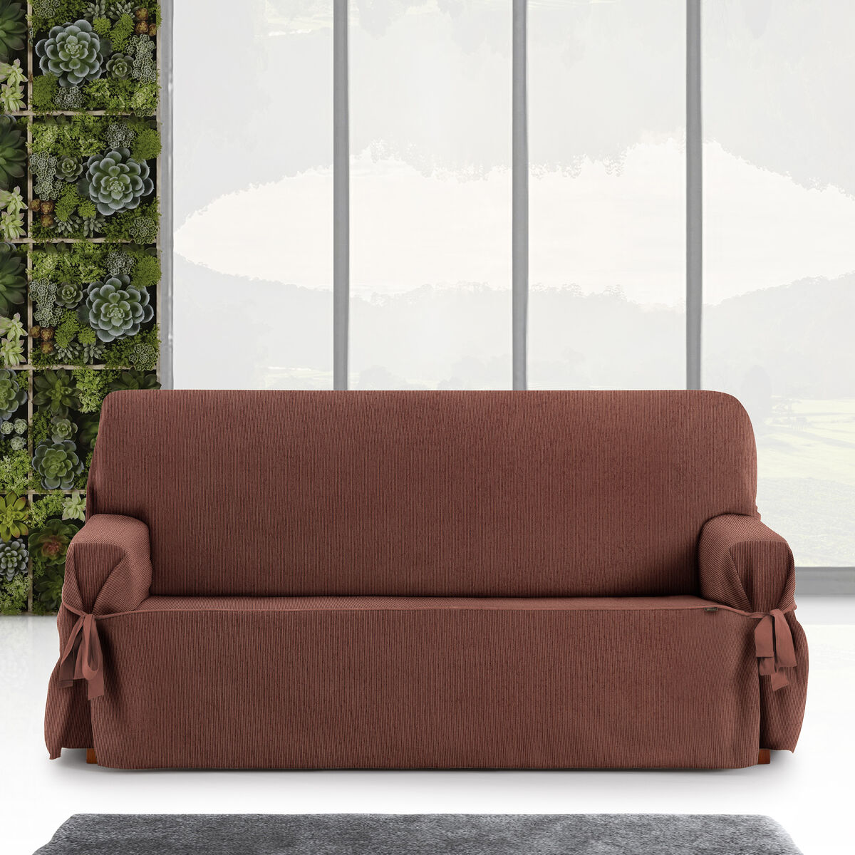 Sofabezug Eysa MID Terrakotta 100 x 110 x 180 cm