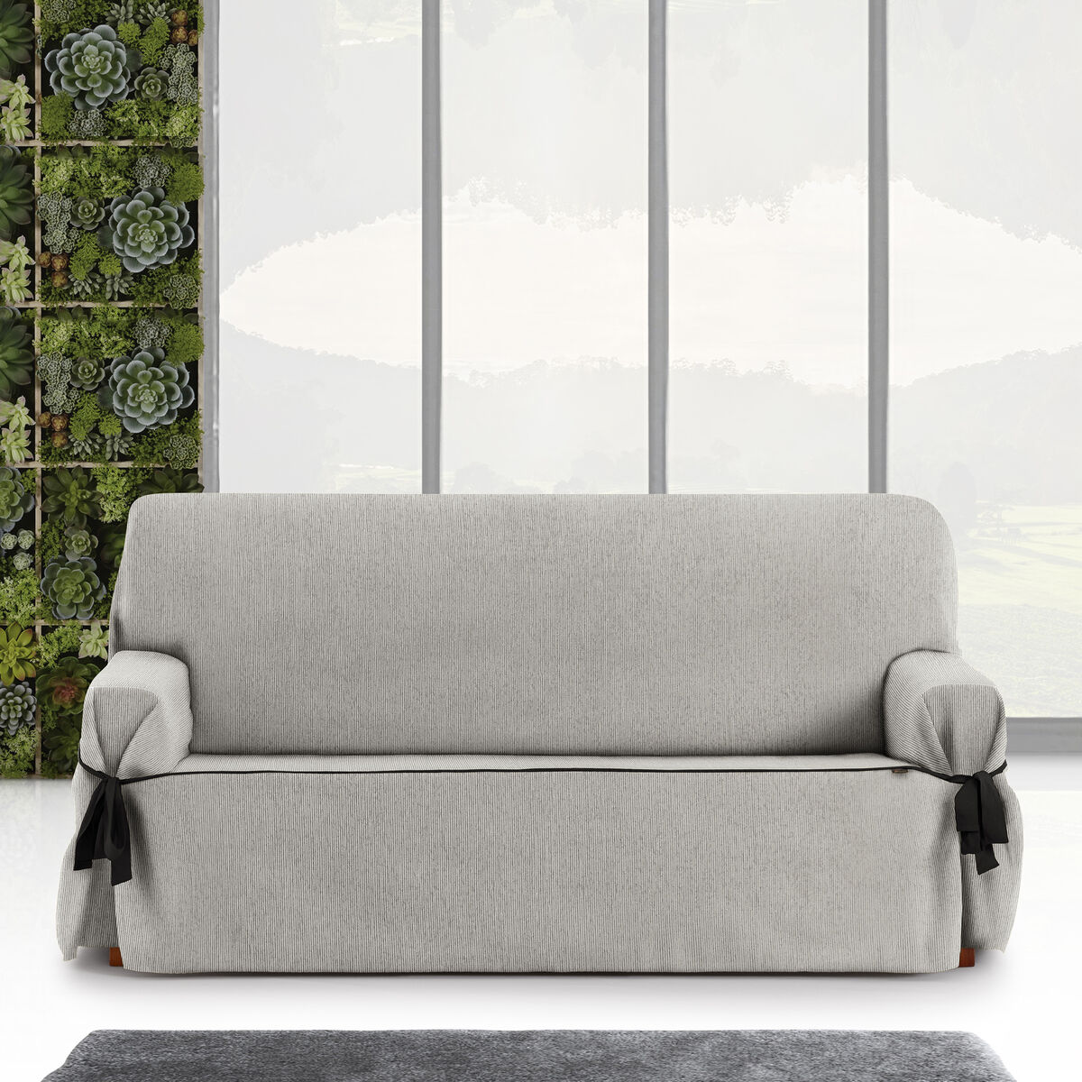 Sofabezug Eysa MID Hellgrau 100 x 110 x 230 cm