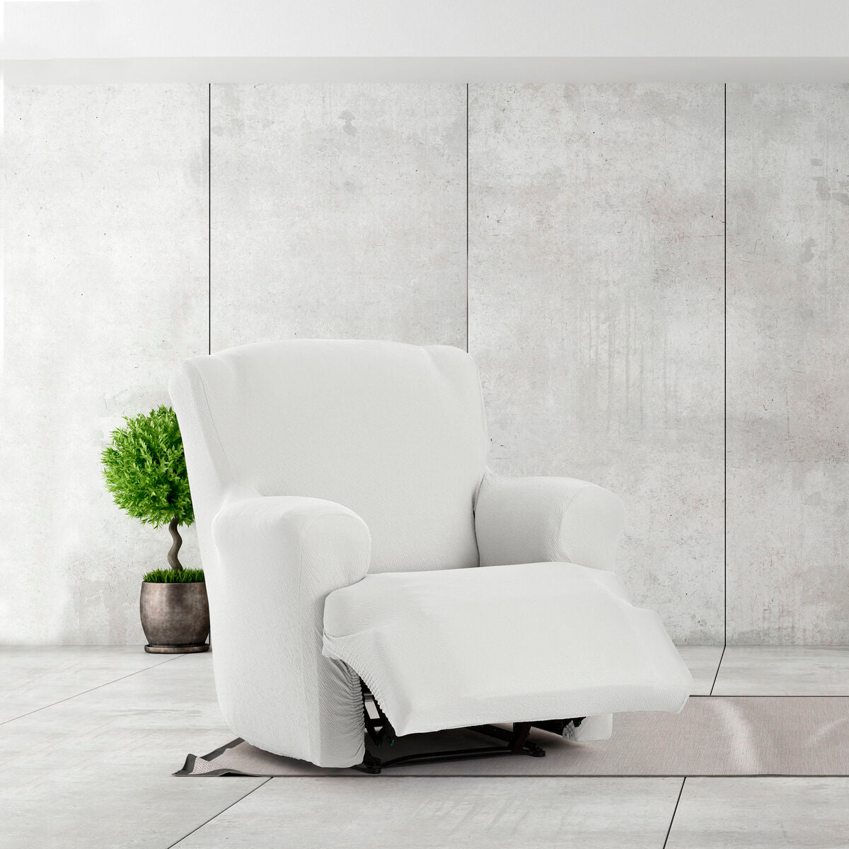 Sofa Cover Eysa BRONX White 80 x 100 x 90 cm