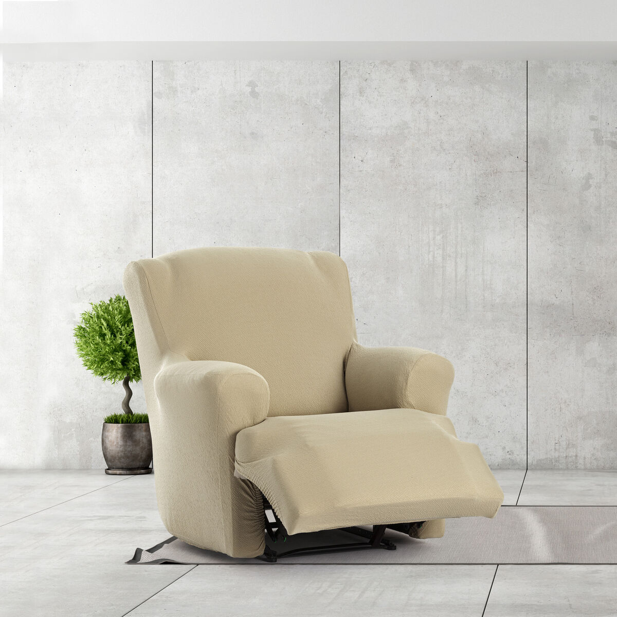 Cover di divano beige Eysa bronx 80 x 100 x 90 cm