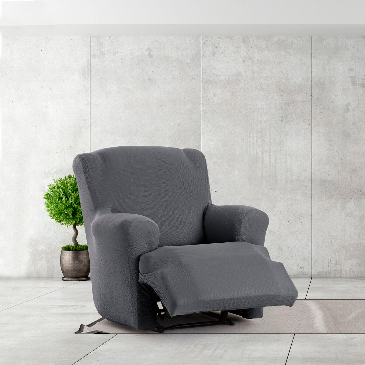 Sofa Cover Eysa BRONX Dark grey 80 x 100 x 90 cm