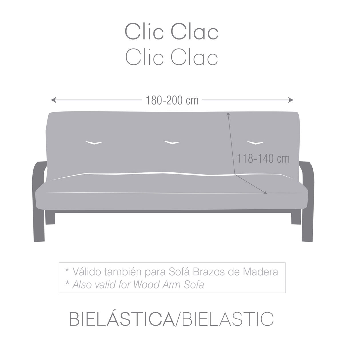 Copertura di divano Eysa Aigue Marine 140 x 100 x 200 cm
