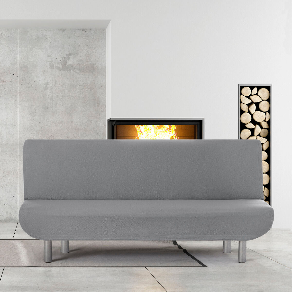 Cover di divano grigio Eysa Bronx 140 x 100 x 200 cm