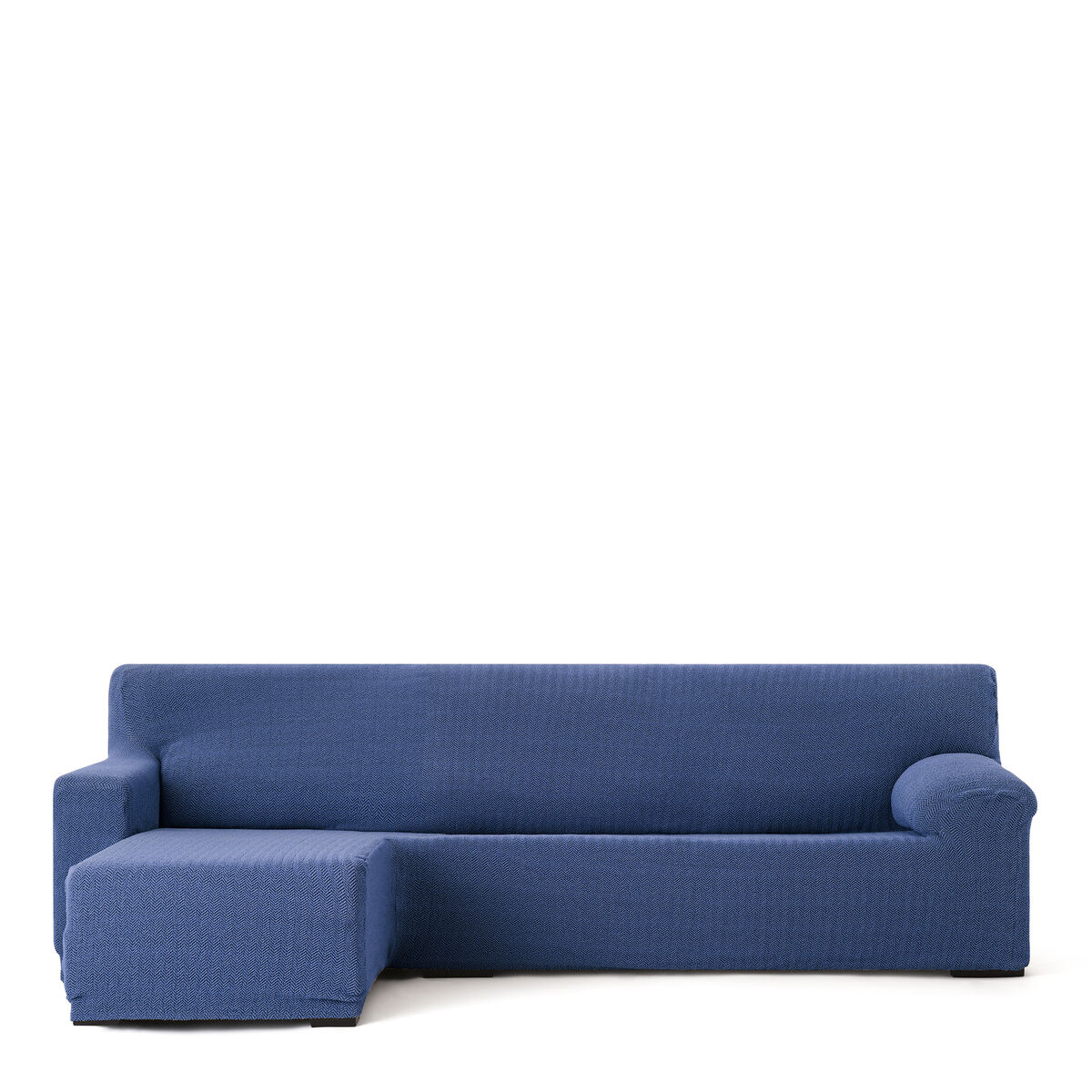 Copertura per sedia a lunghezza a sinistra lunga Eysa jaz blu 120 x 120 x 360 cm
