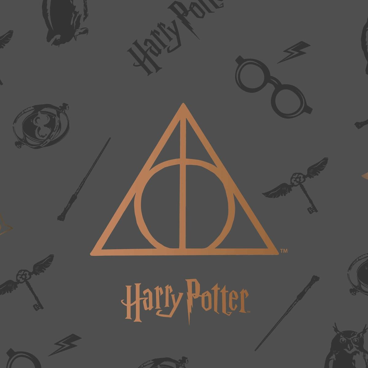 Couvre-lit Harry Potter Deathly Hallows Multicouleur 250 x 270 cm 250 x 3 x 270 cm Lit 150 cm