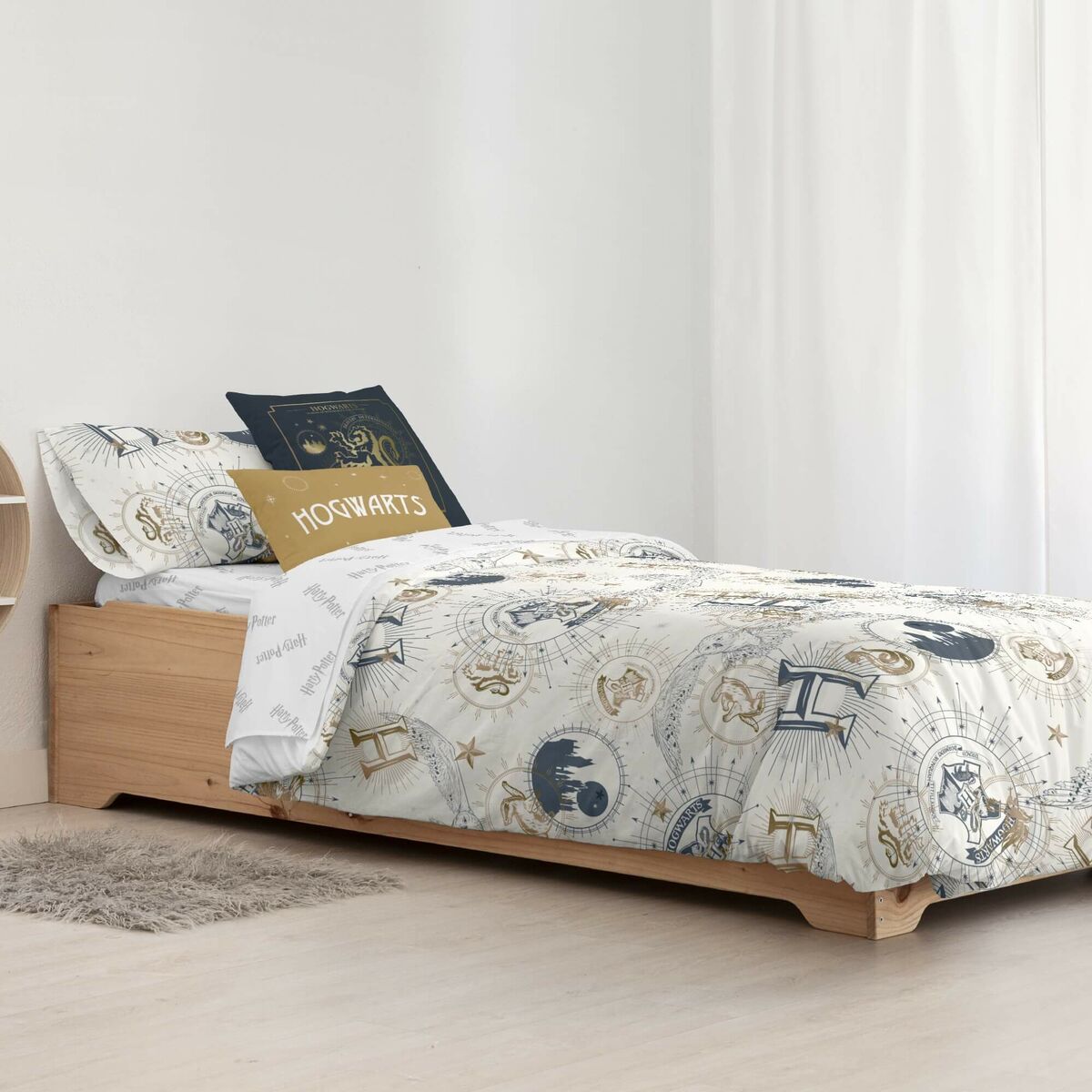 Bettdeckenbezug Harry Potter Beige 180 x 220 cm Einzelmatratze