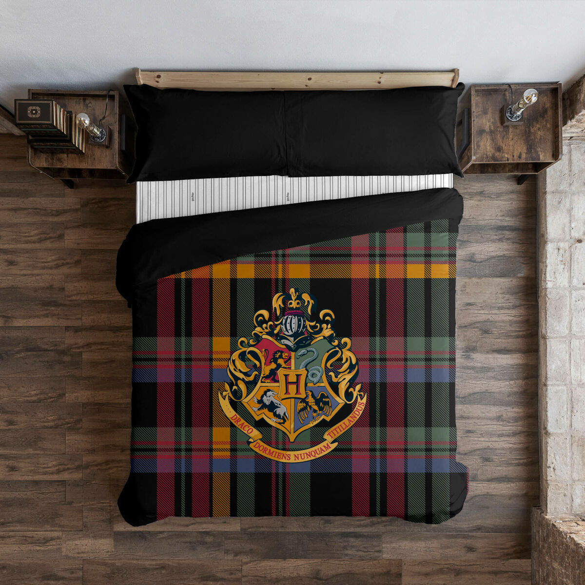 Copertura del piumone Harry Potter Classic Hogwarts Grande letto 2 persone 240 x 220 cm