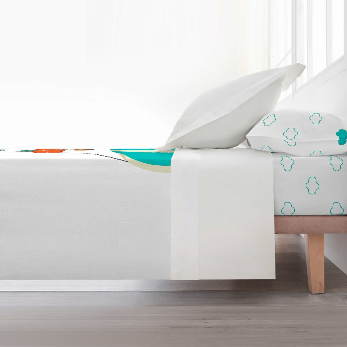 Bedding set Decolores Globo Chica Multicolour 210 x 270 cm