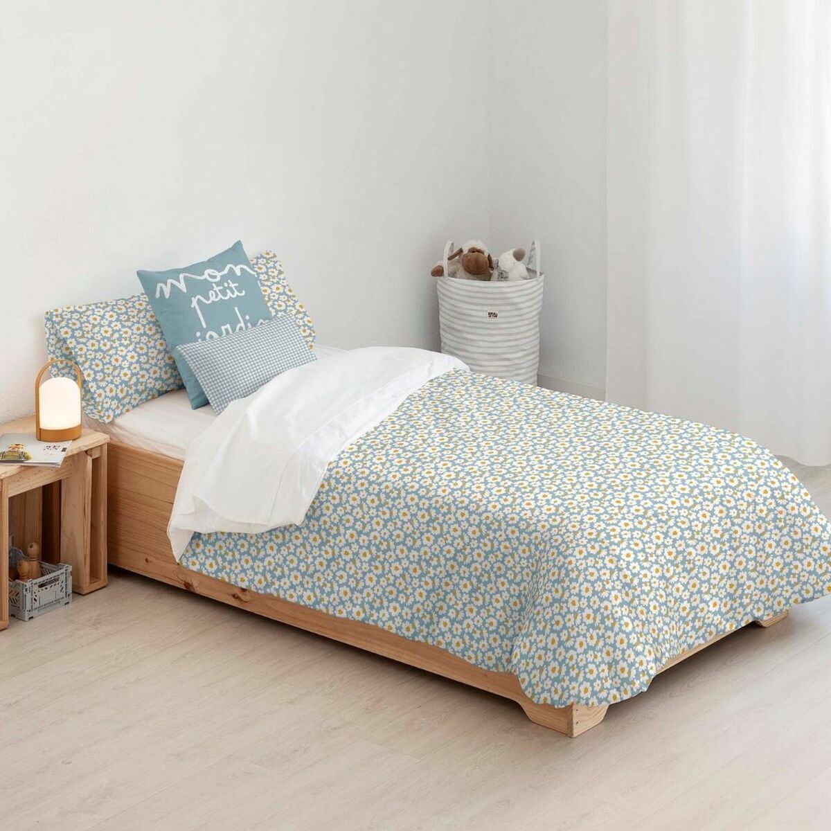 Bettdeckenbezug Kids&Cotton Xalo Small Blau 180 x 240 cm
