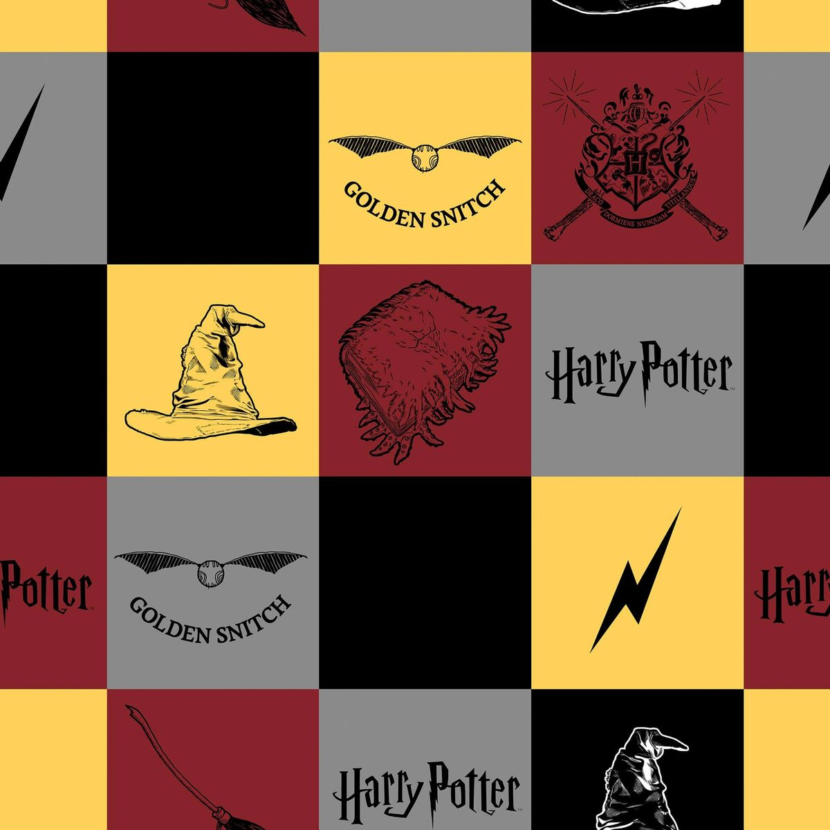 Bettdeckenbezug Harry Potter Hogwarts 140 x 200 cm Einzelmatratze