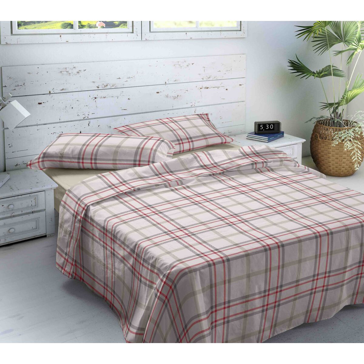 Natural Tameis Sheet Game (letto king size)