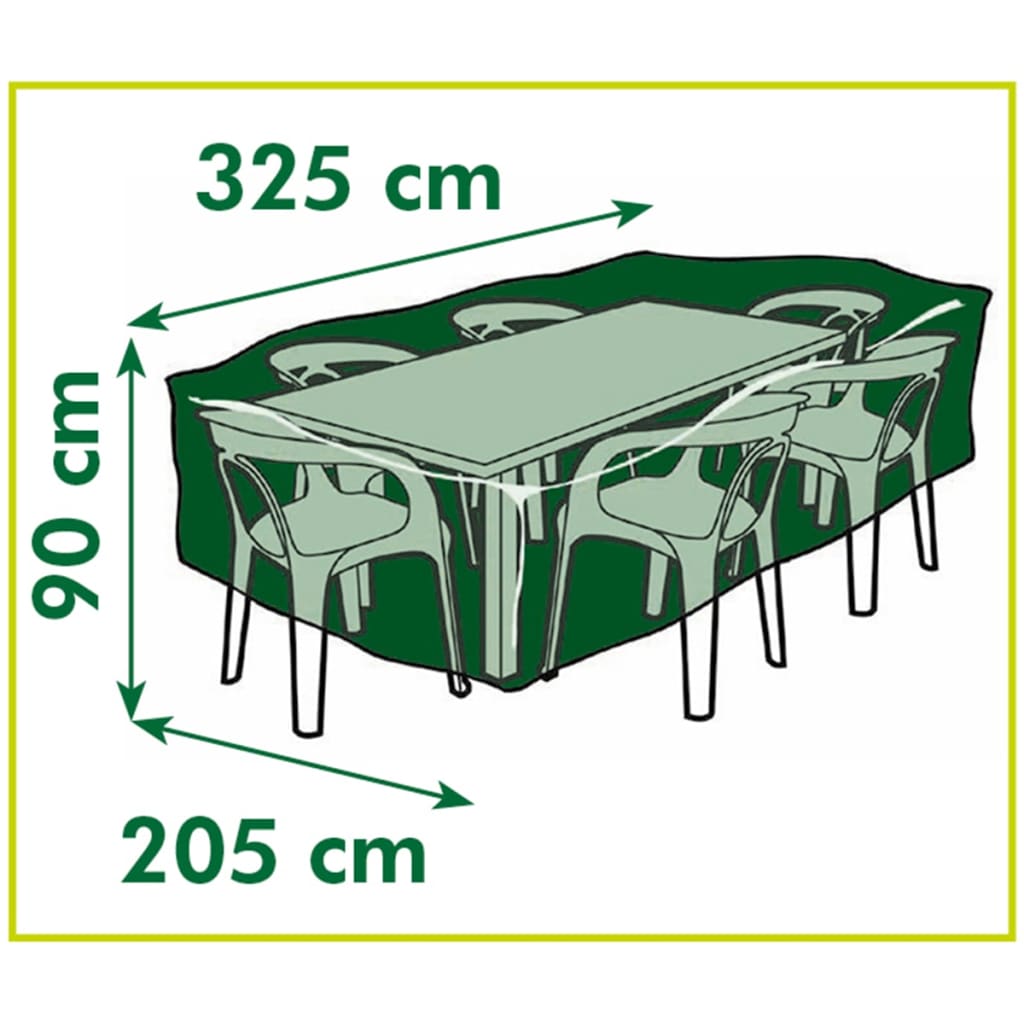 Nature Housse de mobilier de jardin tables rectangulaires 325x205x90cm - Xios Store SNC