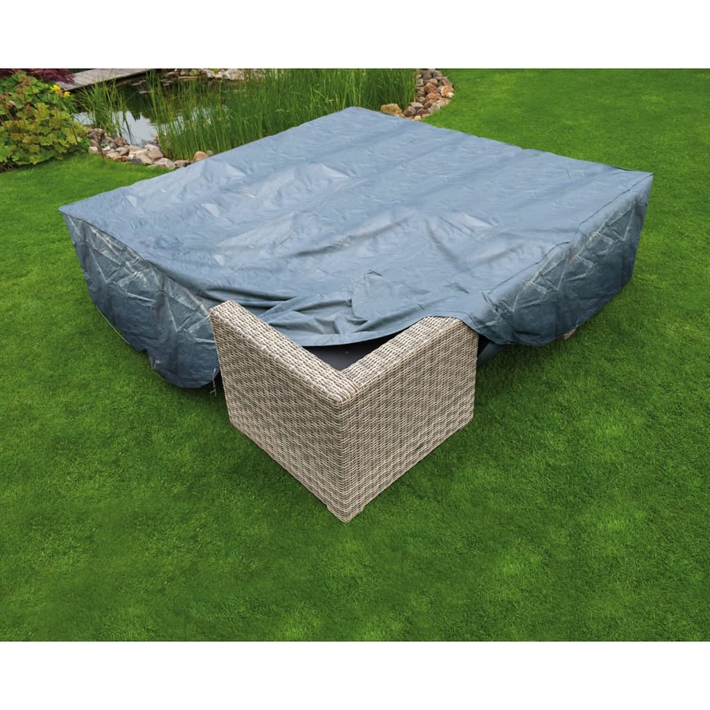 Nature Housse de meubles de jardin pour table et chaises 250x250x70 cm Housses pour meubles d'extérieur Nature