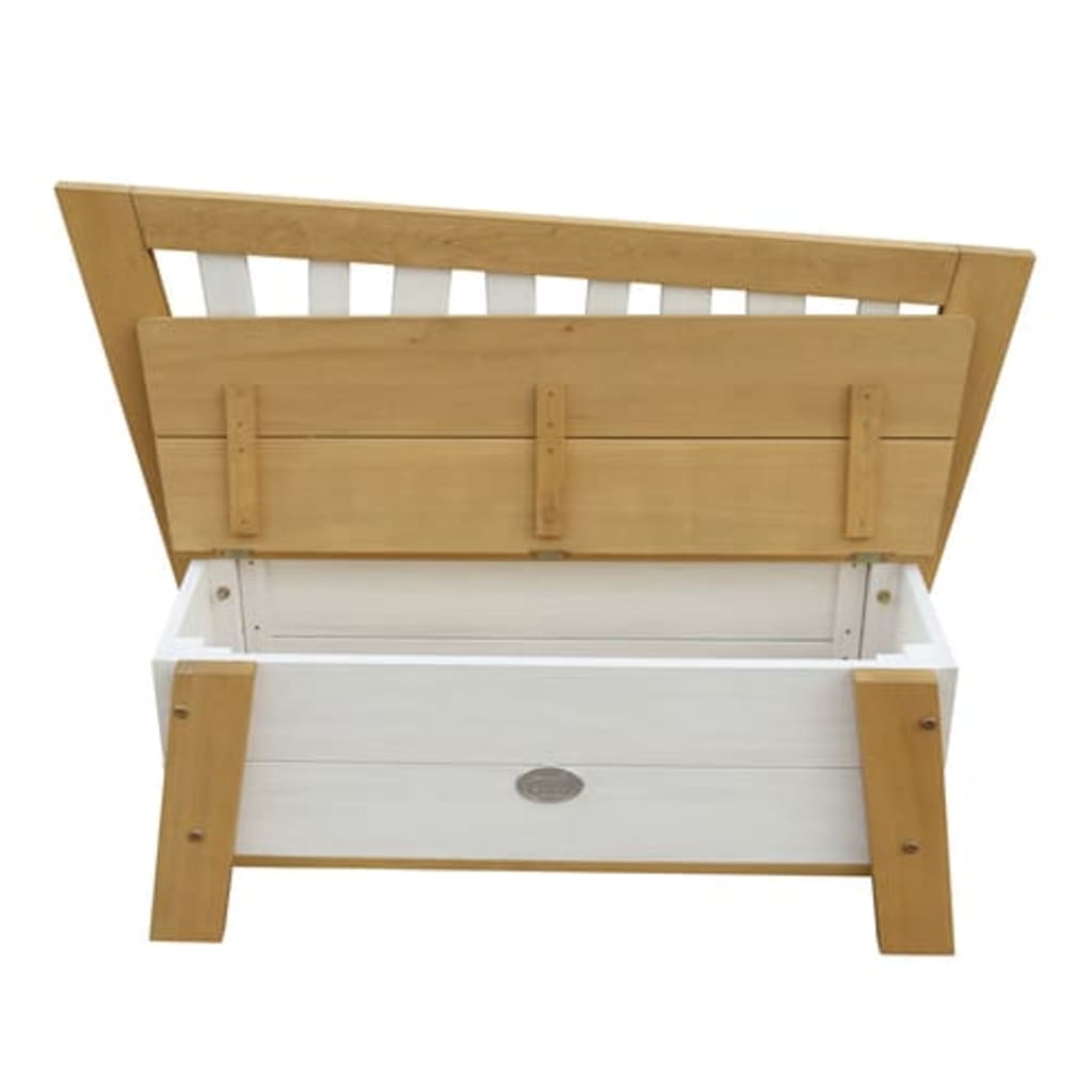 AXI Banc de rangement Corky Marron et blanc Bancs coffres AXI   