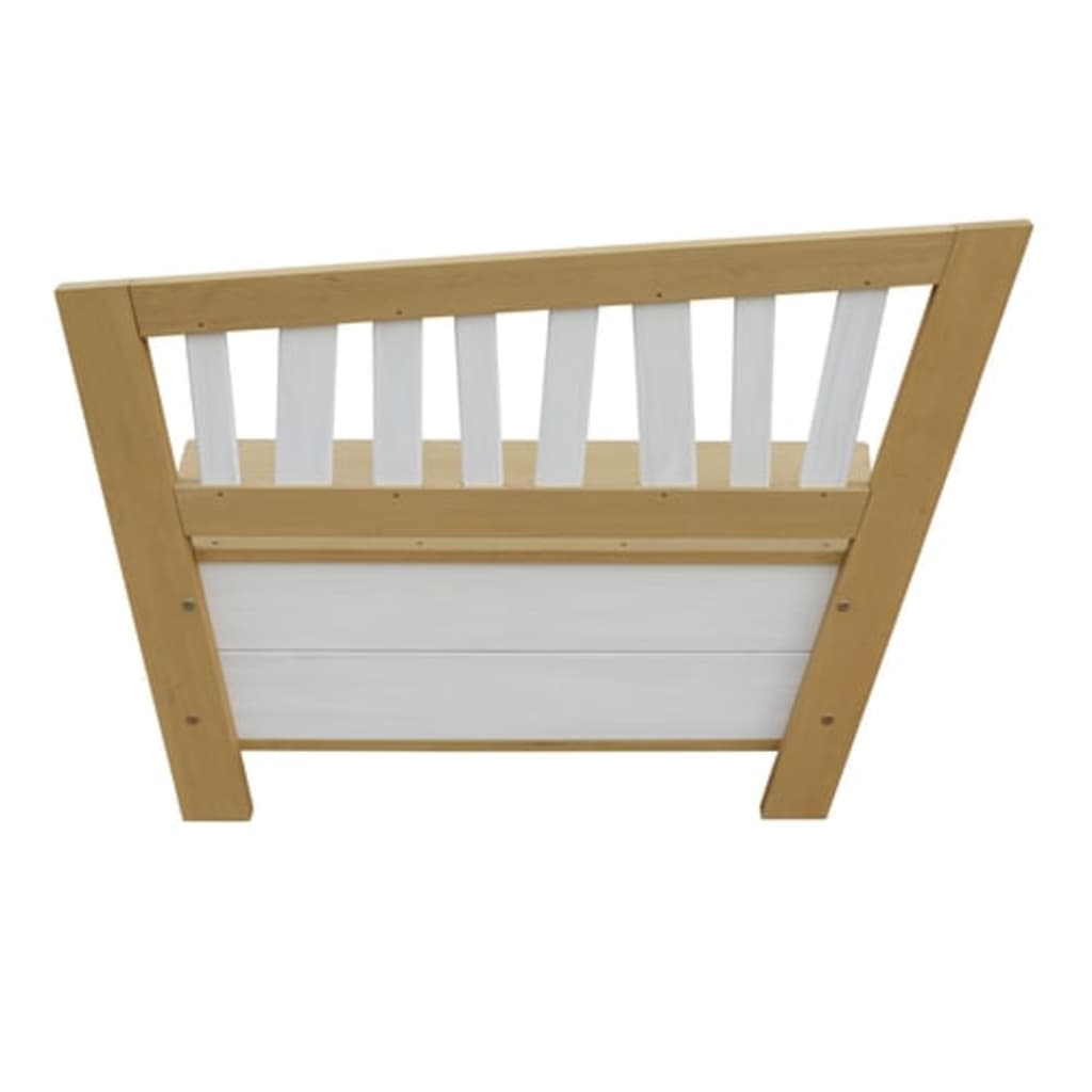 AXI Banc de rangement Corky Marron et blanc Bancs coffres AXI   