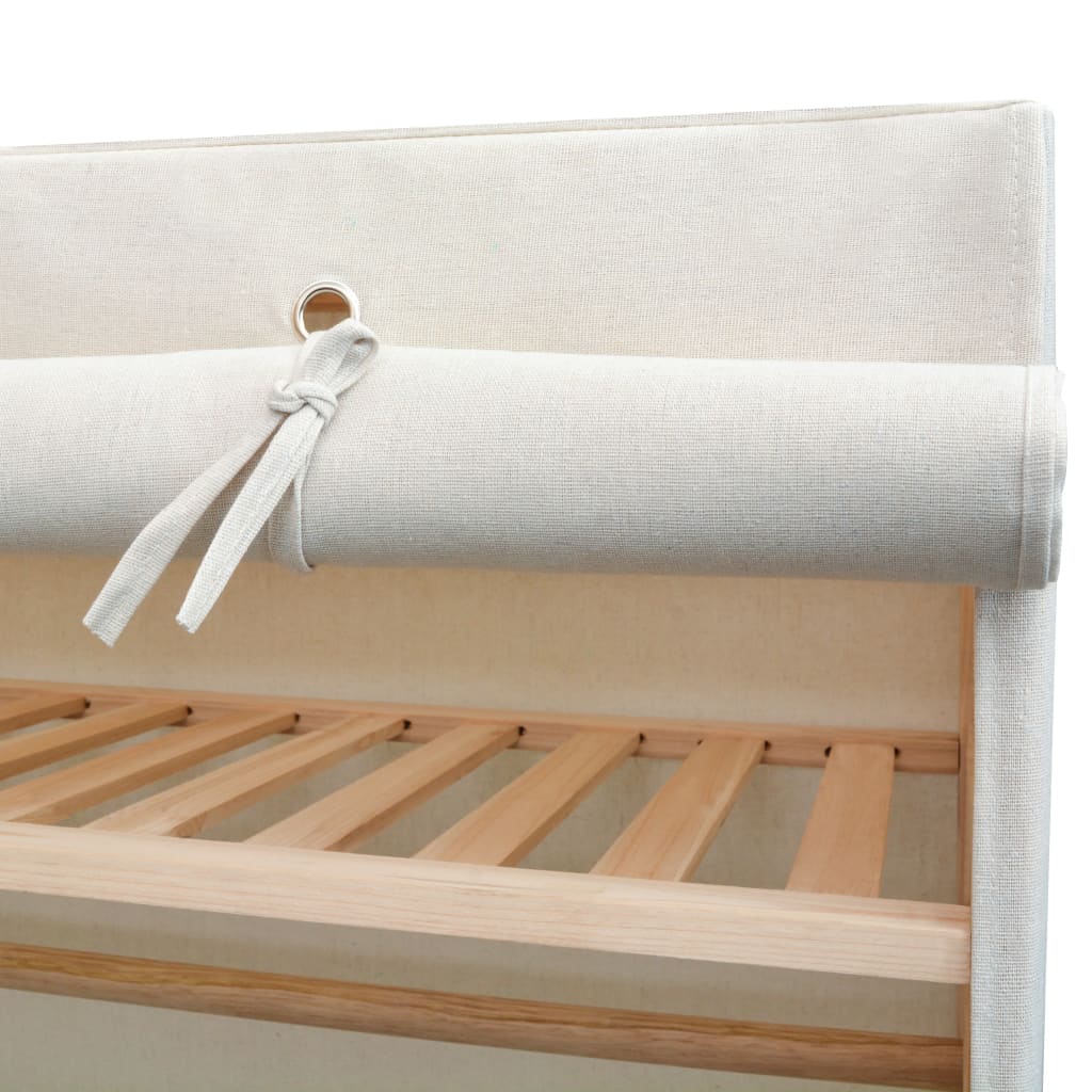 Garde-robe en tissu et bois de pin 110x40x170 cm Armoires vidaXL   