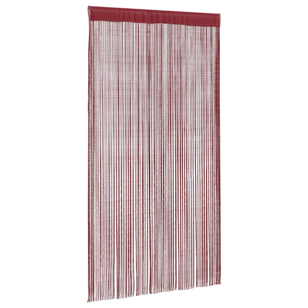 Rideau en fils 2 pcs 140 x 250 cm Bordeaux Rideaux vidaXL