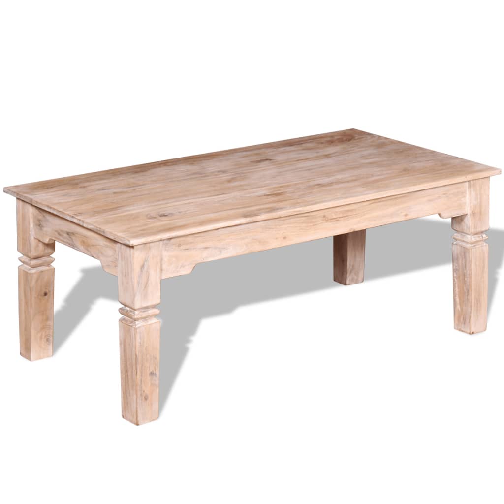 Table basse Bois d'acacia 110x60x45 cm Tables basses vidaXL   