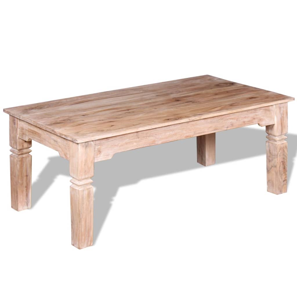 Table basse Bois d'acacia 110x60x45 cm Tables basses vidaXL   