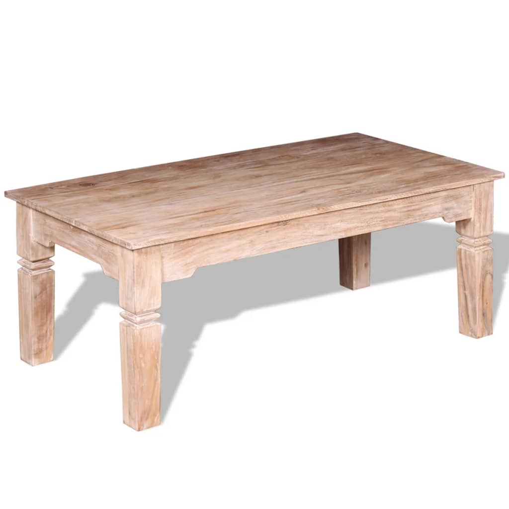 Table basse Bois d'acacia 110x60x45 cm Tables basses vidaXL   