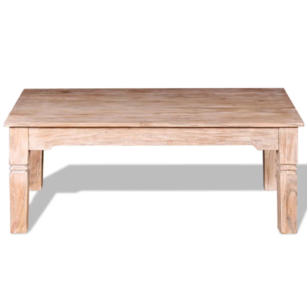 Table basse Bois d'acacia 110x60x45 cm Tables basses vidaXL   