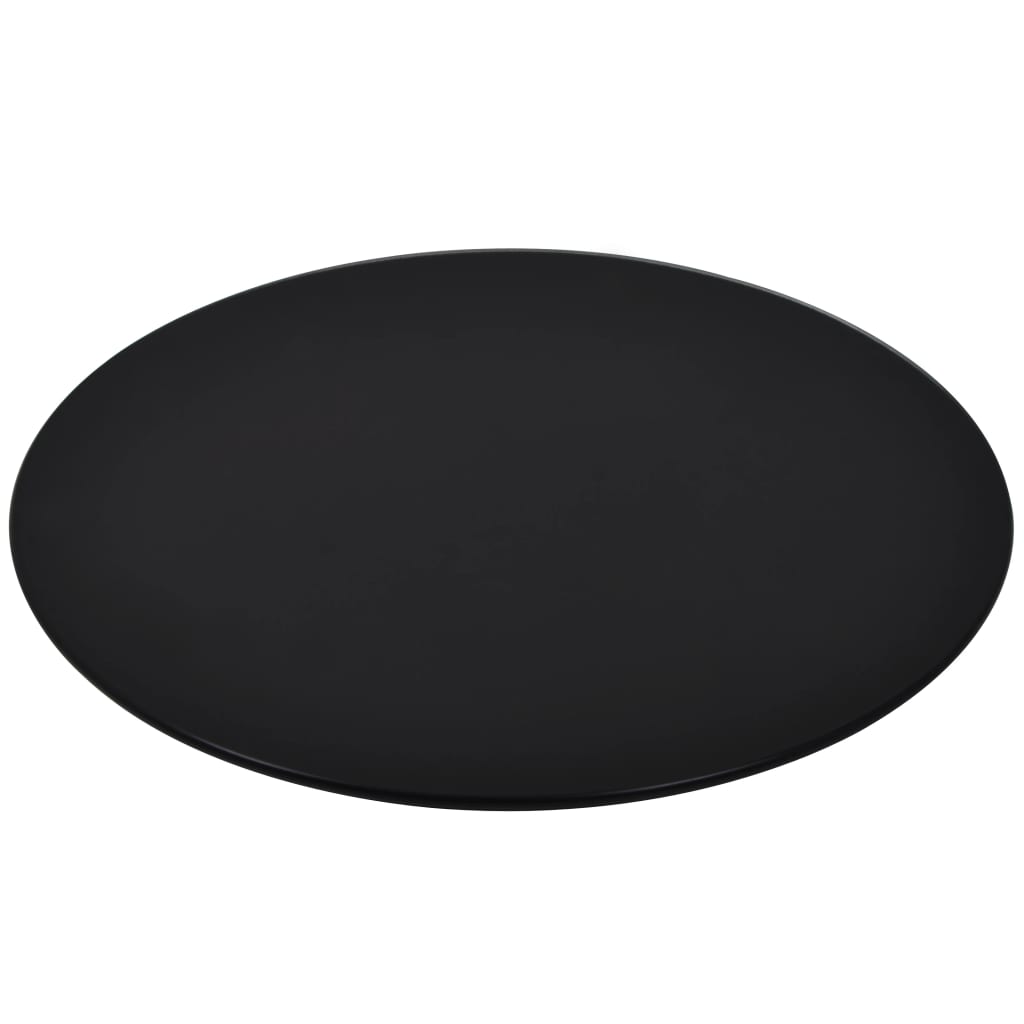 Dessus de table rond Verre trempé 400 mm Plateaux de table vidaXL   