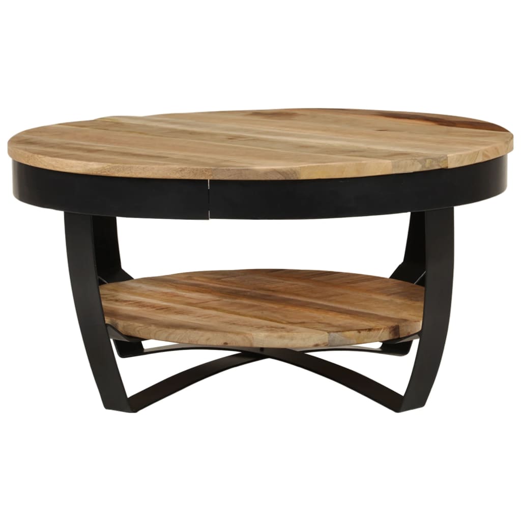 Table basse Bois massif de manguier brut 65x32 cm Tables basses vidaXL   