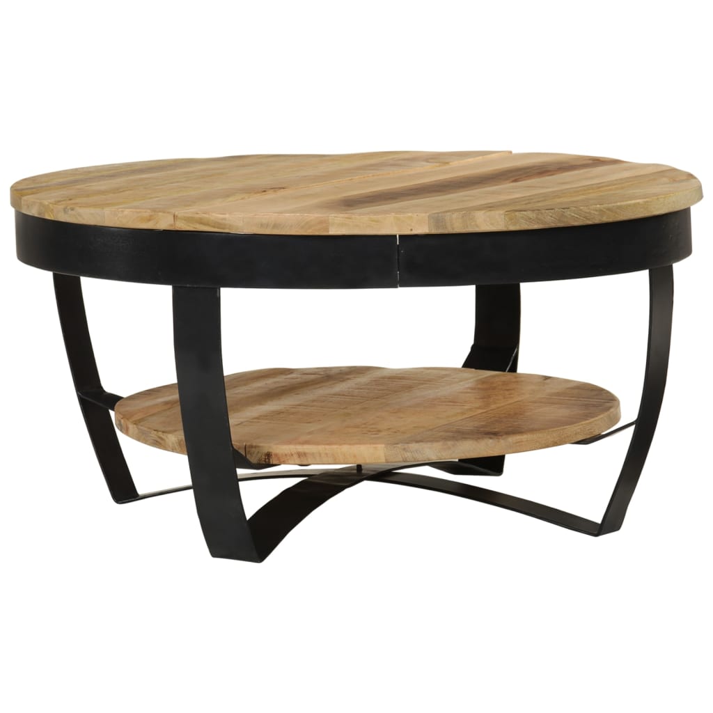 Table basse Bois massif de manguier brut 65x32 cm Tables basses vidaXL   