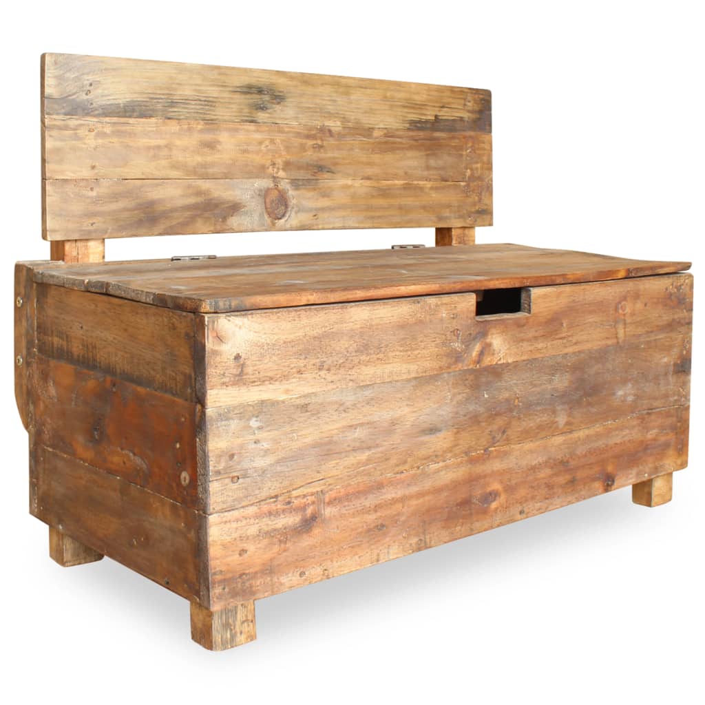 Banc Bois de récupération 86 x 40 x 60 cm Bancs coffres vidaXL