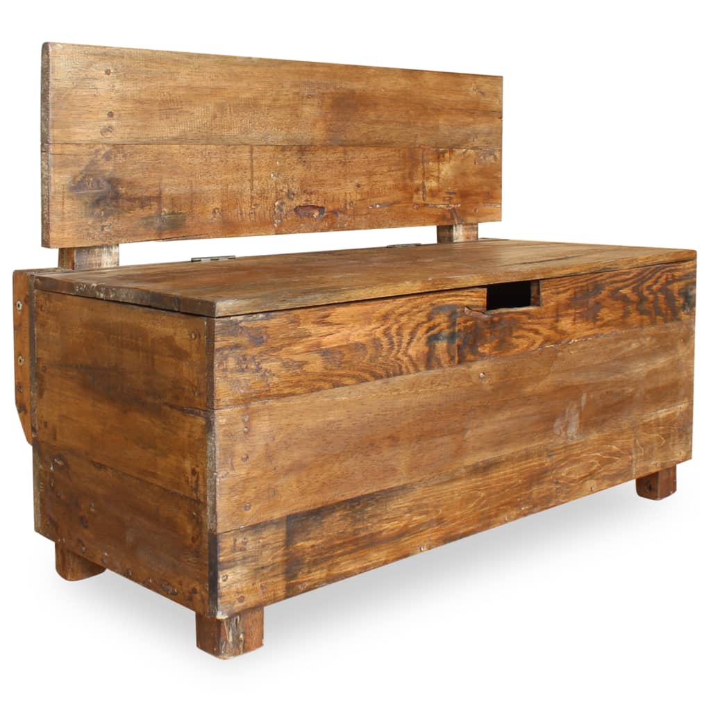 Banc Bois de récupération 86 x 40 x 60 cm Bancs coffres vidaXL