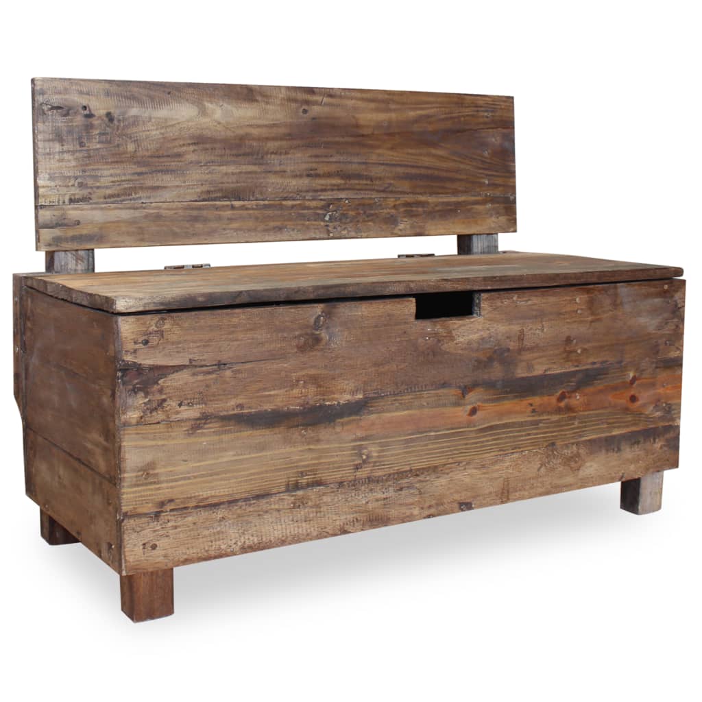 Banc Bois de récupération 86 x 40 x 60 cm Bancs coffres vidaXL