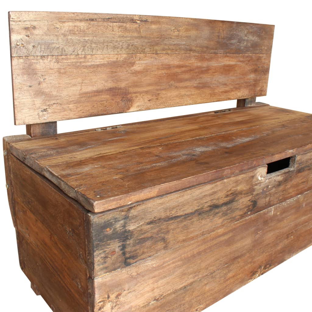 Banc Bois de récupération 86 x 40 x 60 cm Bancs coffres vidaXL