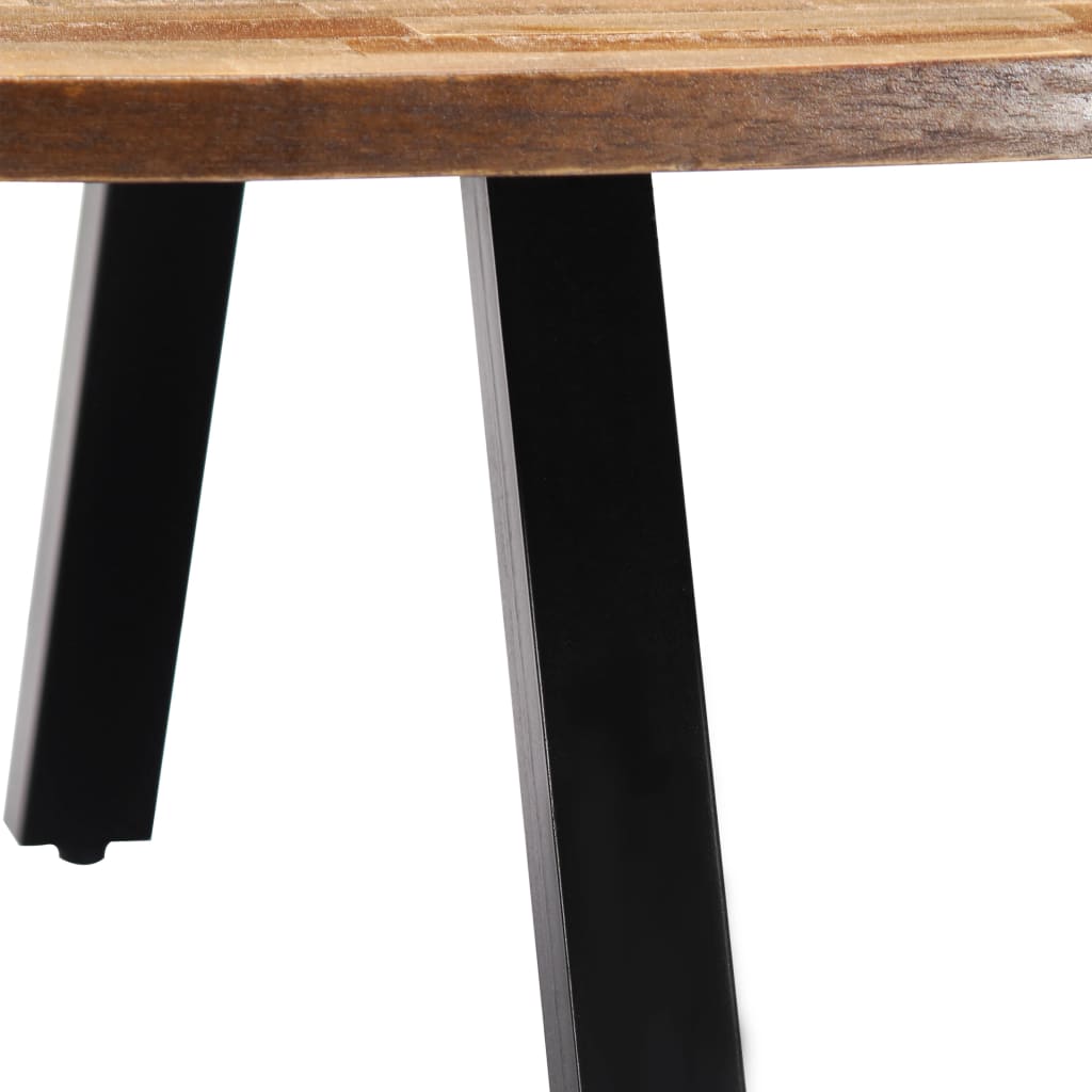 Table basse Teck recyclé massif Ovale 120 x 60 x 30 cm Tables basses vidaXL   