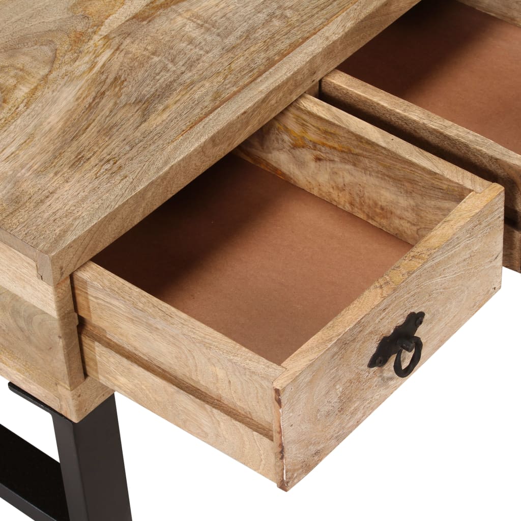 Table basse avec 3 tiroirs Bois de manguier massif 90x50x35 cm Tables basses vidaXL   