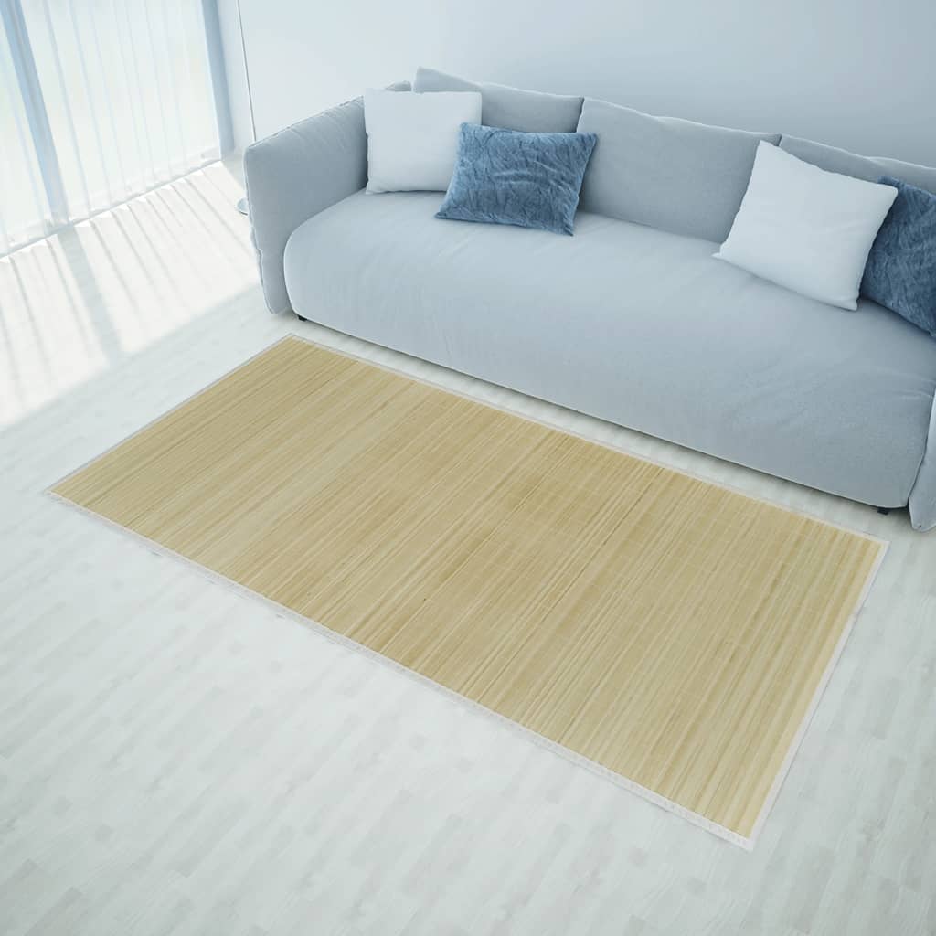 Tapis en bambou 100x160 cm Naturel Tapis vidaXL   