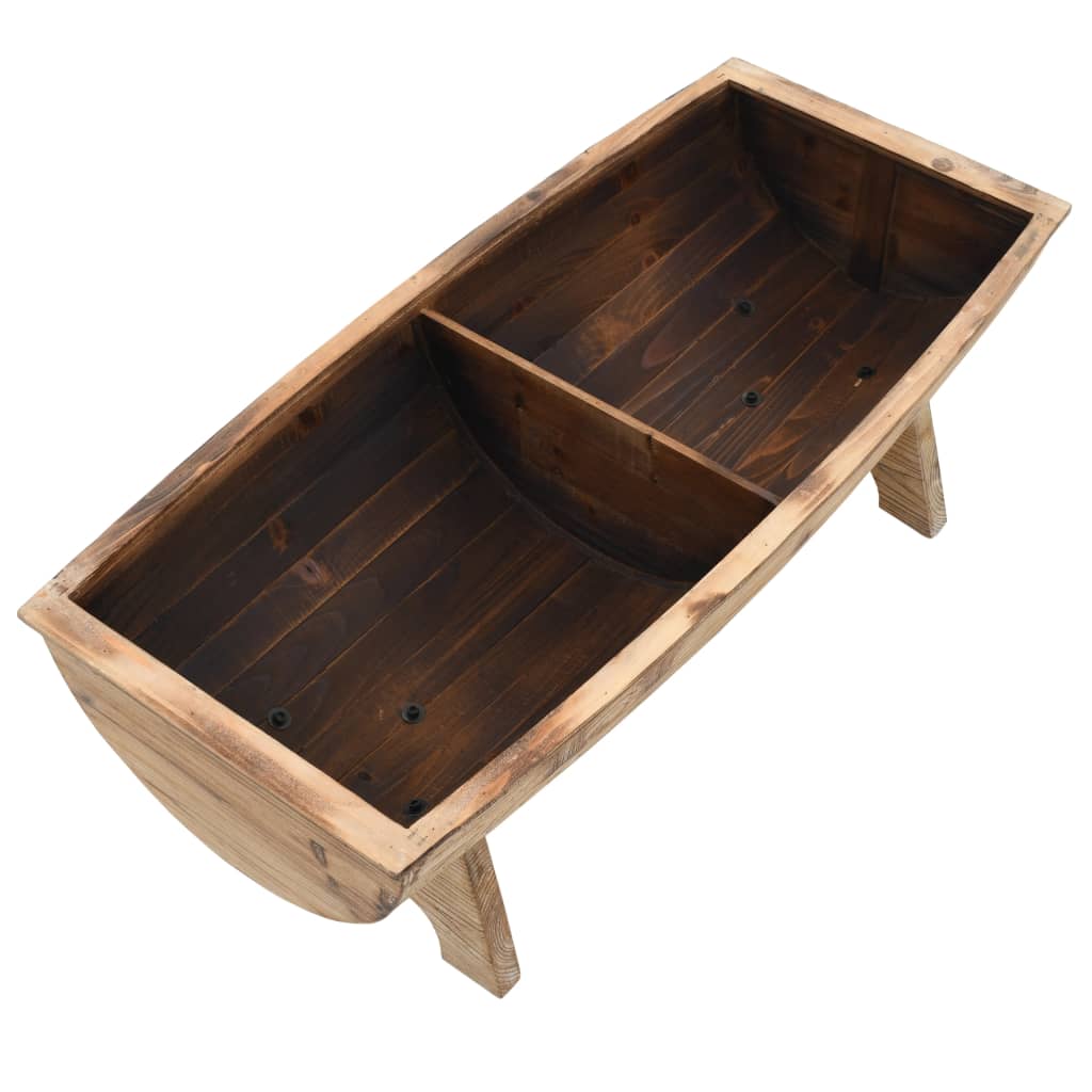 Banc de rangement Bois massif et tissu 103 x 51 x 44 cm Bancs coffres vidaXL   