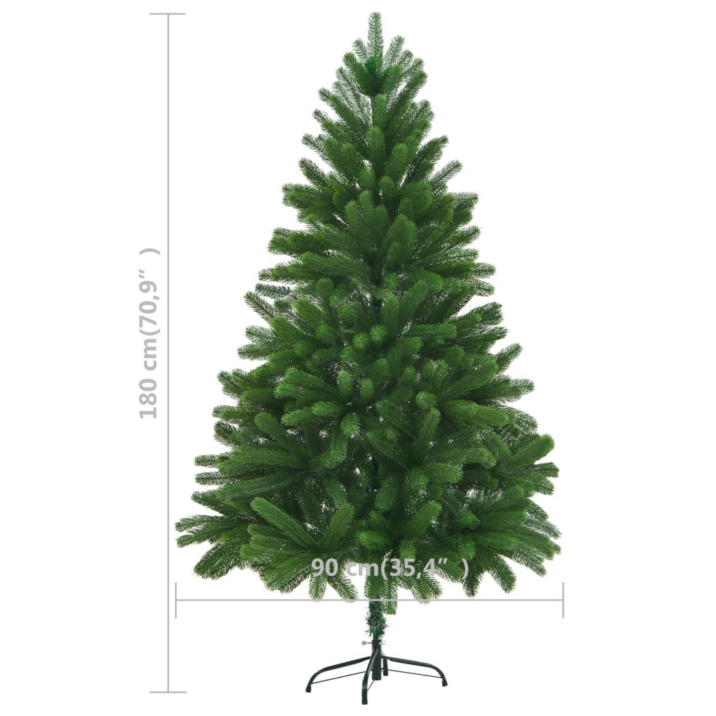 Arbre de Noël artificiel aiguilles réalistes 180 cm vert - Xios Store SNC