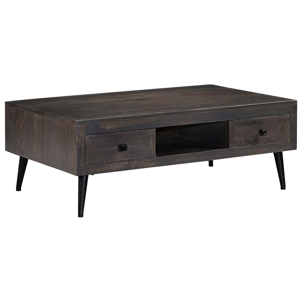 Table basse bois de manguier massif 100x60x35 cm Tables basses vidaXL