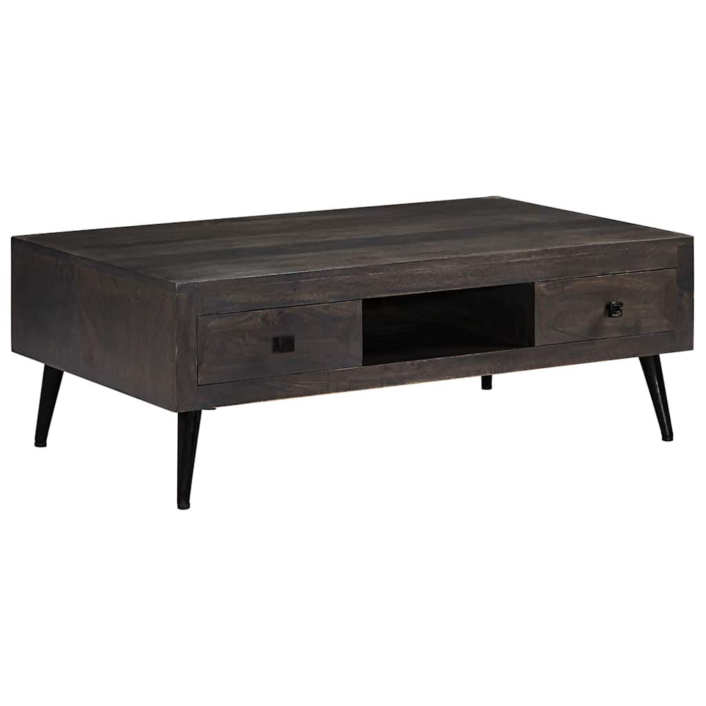 Table basse bois de manguier massif 100x60x35 cm Tables basses vidaXL