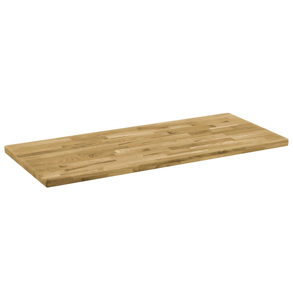 Dessus de table Bois de chêne Rectangulaire 44 mm 100x60 cm Plateaux de table vidaXL