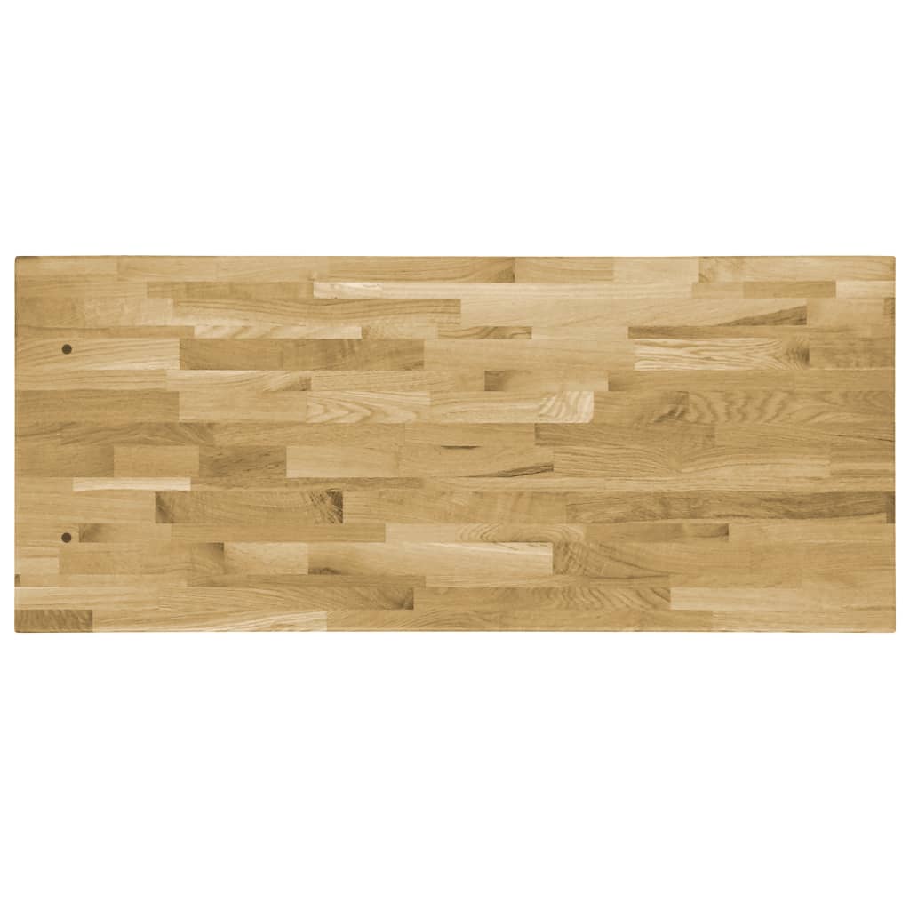 Dessus de table Bois de chêne Rectangulaire 44 mm 100x60 cm Plateaux de table vidaXL