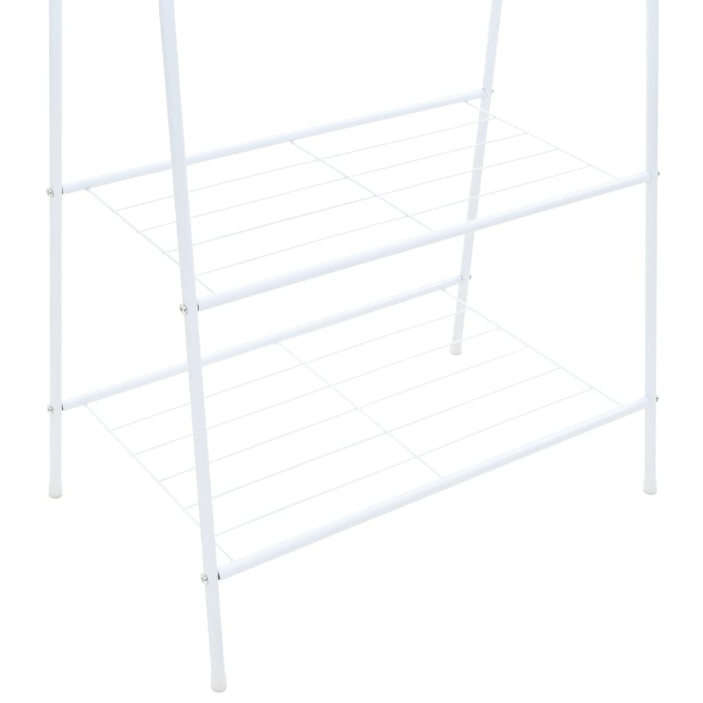 Portant 59 x 35 x 150 cm Blanc Organiseurs pour armoires & penderies pour vêtements vidaXL   