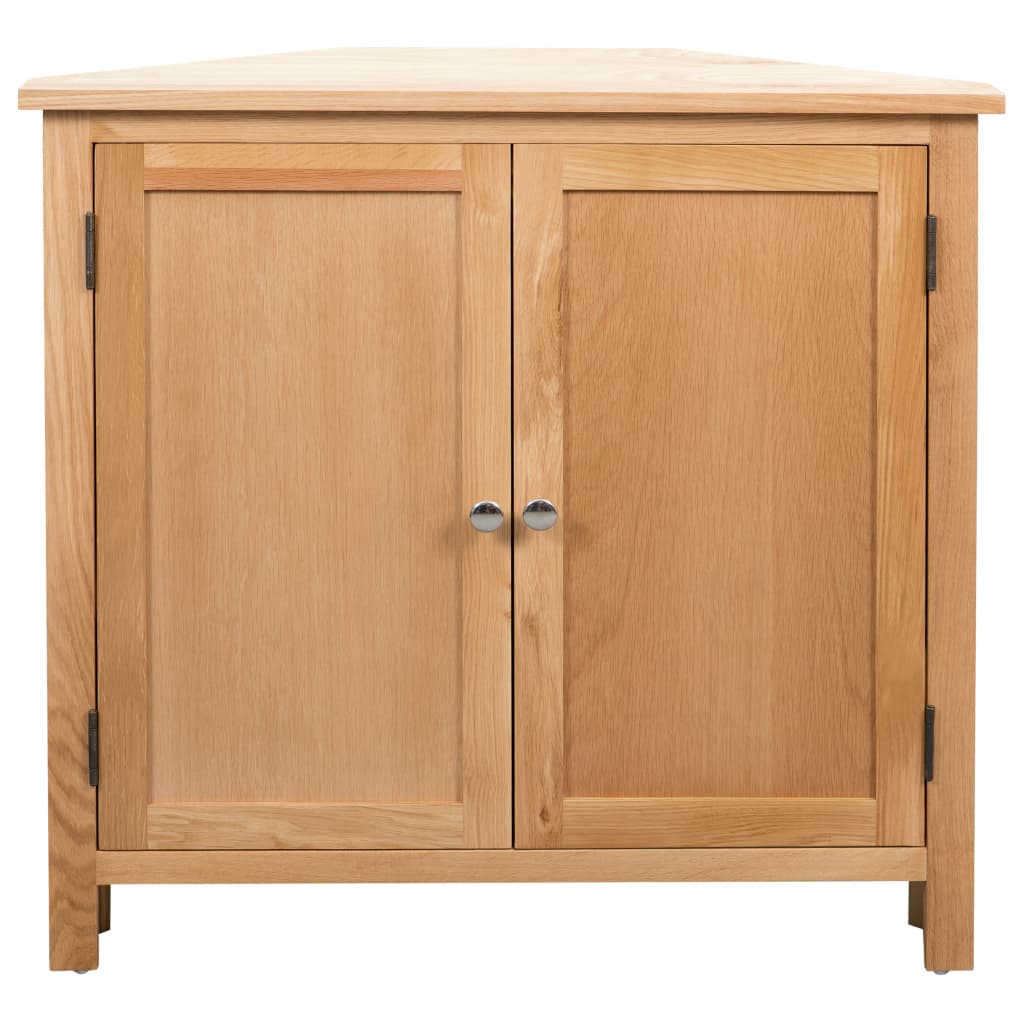 Armoire d'angle 80 x 33,5 x 78 cm Bois de chêne massif Casiers & armoires de rangement vidaXL