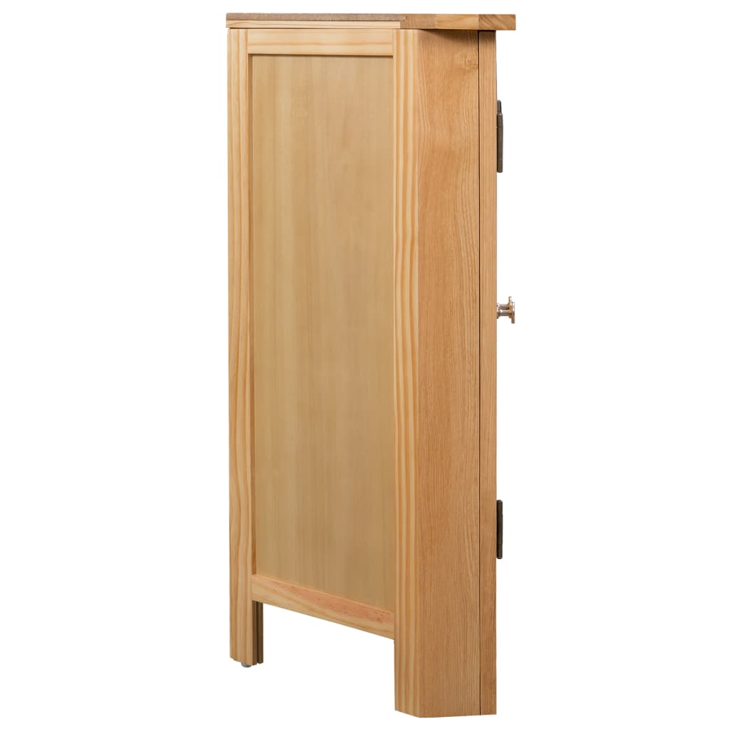 Armoire d'angle 80 x 33,5 x 78 cm Bois de chêne massif Casiers & armoires de rangement vidaXL