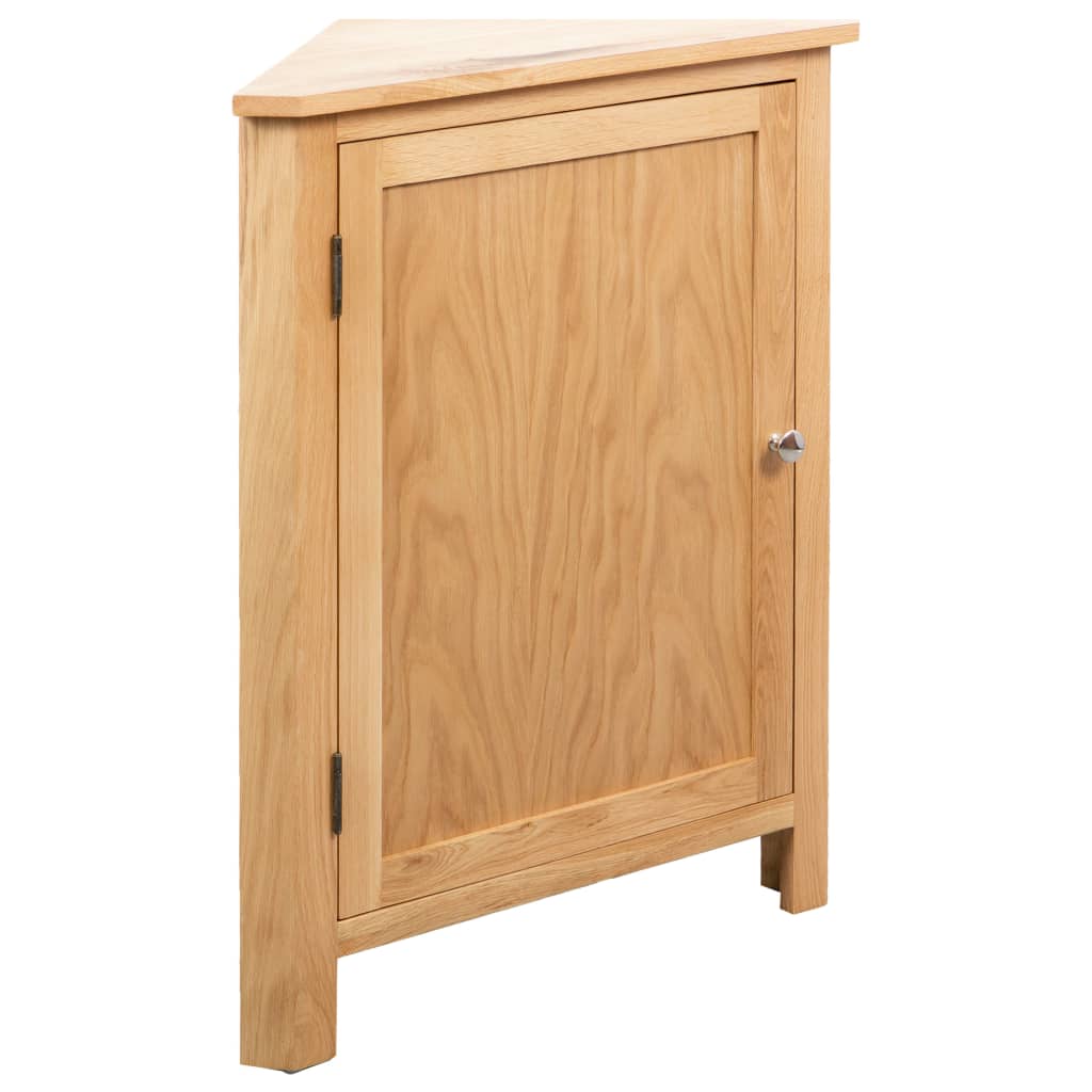 Armoire d'angle 59 x 45 x 80 cm Bois de chêne massif Casiers & armoires de rangement vidaXL   