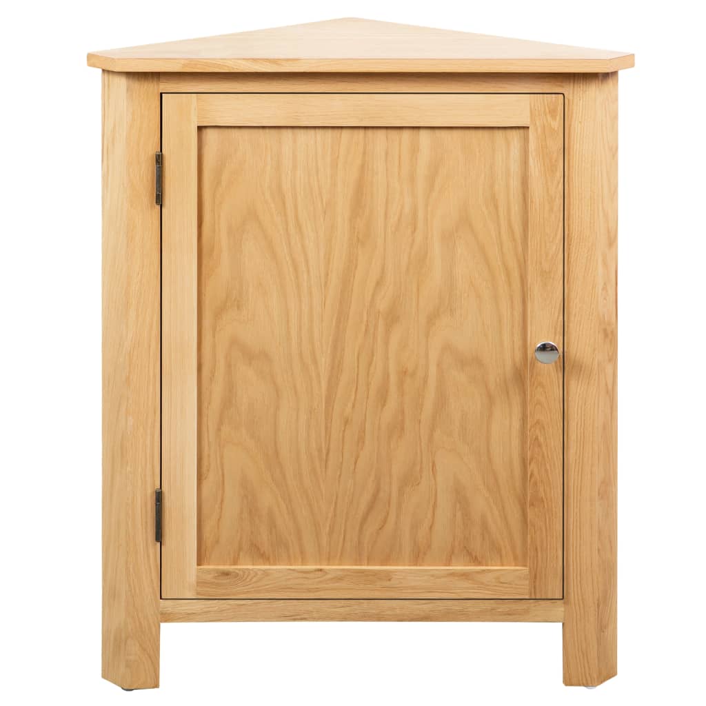 Armoire d'angle 59 x 45 x 80 cm Bois de chêne massif Casiers & armoires de rangement vidaXL   