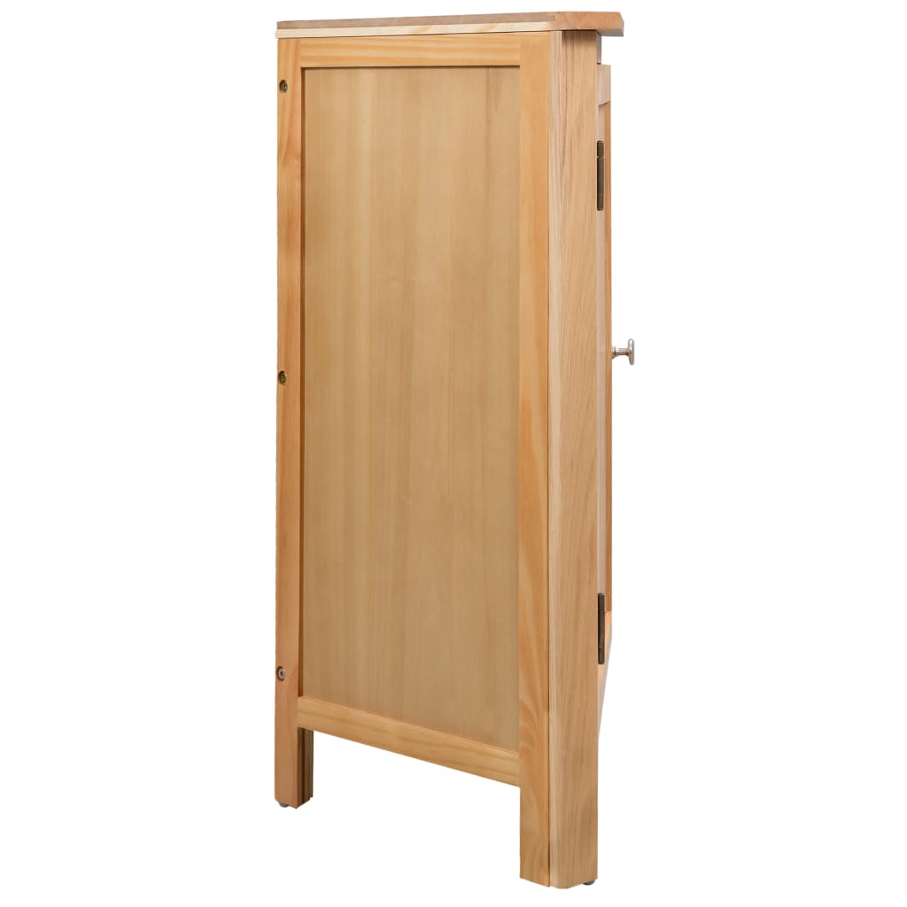 Armoire d'angle 59 x 45 x 80 cm Bois de chêne massif Casiers & armoires de rangement vidaXL   